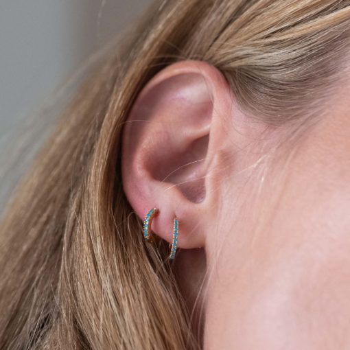 MARCIA ET MATHILDA DORE TURQUOISE