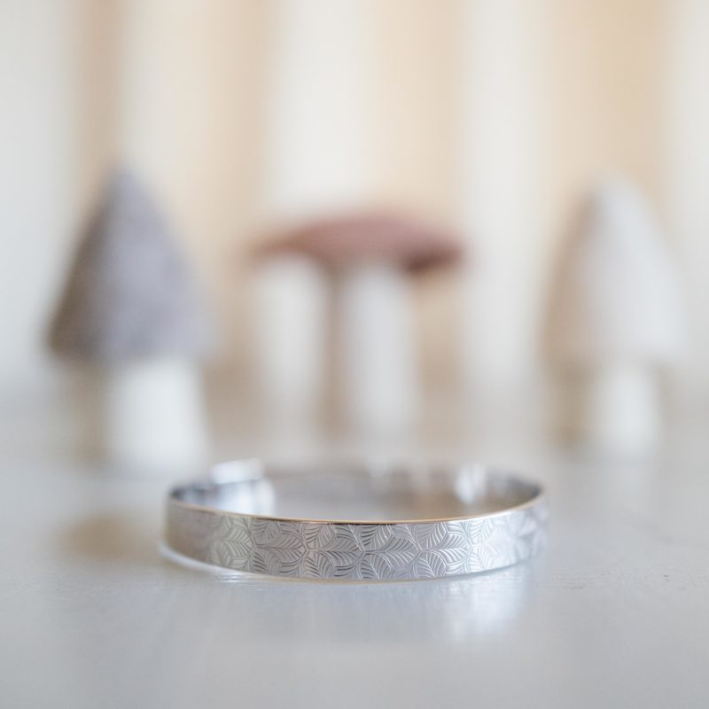 CAMELIA Bracelet argent scaled